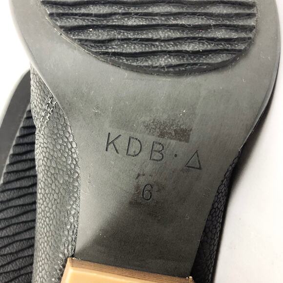 KELSI DAGGER Women's Elsewhere Ankle Boot Size 6 Black Leather Block Heel NWOB - Picture 11 of 12